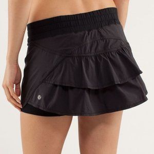 Lululemon Track Attack Skirt 2 Black Skort